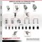 Service Caster 3.5 Inch 316SS Gray Polyurethane Swivel 7/8 Inch Stem Caster Lock Brake, 2PK SCC-SS316TTLEX20S3514-PPUB-2-S-2-78 - alternate 4